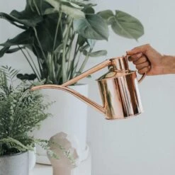 Haws Fazeley Flow Watering Can - Two Pint Copper -Indoor Plants Store Haws Fazeley Flow Two Pint Copper LS1