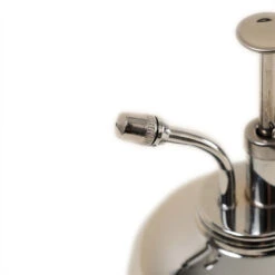 Haws Smethwick Spritzer In Nickel 8 Haws Smethwick Spritzer In Nickel -Indoor Plants Store Haws Smethwick Spritzer in Nickel Close Up