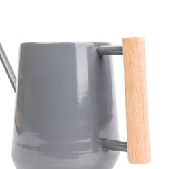 Indoor Watering Can 0.7L - Charcoal With Beech Handle -Indoor Plants Store Indoor Watering Can 0.7L Charcoal with Beech Handle 2