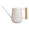 Indoor Watering Can 0.7L - Stone With Beech Handle -Indoor Plants Store Indoor Watering Can 0.7L Stone with Beech Handle