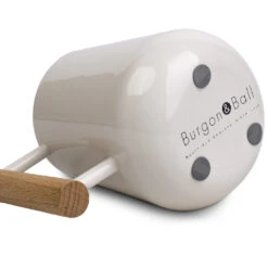 Indoor Watering Can 0.7L - Stone With Beech Handle -Indoor Plants Store Indoor Watering Can 0.7L Stone with Beech Handle 3