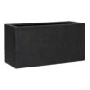 Jort Granite Trough Planter - Midnight Black 2 Jort Granite Trough Planter - Midnight Black -Indoor Plants Store Jort Granite Trough Planter Midnight Black 100x40x50cm
