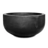 Jumbo City Bowl Natural Planter - Black -Indoor Plants Store Jumbo City Bowl Natural Planter Black 92x50cm