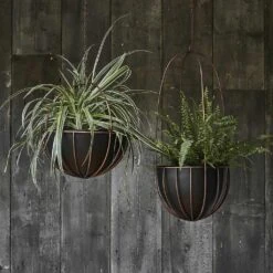 Kensington Tall Hanging Plant Pot - Copper -Indoor Plants Store Lifestyle Kensington Hanging Plant Pot Copper 30x34cm