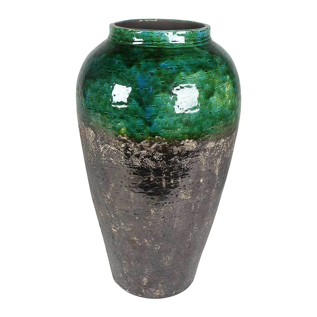 Lindy Bottle Plant Vase - Black Green 7 Lindy Bottle Plant Vase - Black Green - Image 5