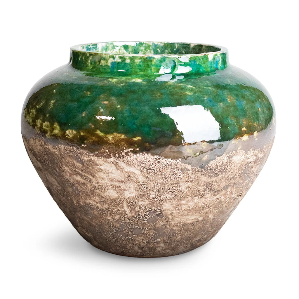 Lindy Jar Plant Pot - Black Green 5 Lindy Jar Plant Pot - Black Green - Image 4