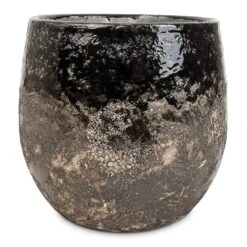 Lindy Plant Pot - Black -Indoor Plants Store Lindy Plant Pot Black 23x20cm