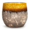 Lindy Plant Pot - Ochre -Indoor Plants Store Lindy Plant Pot Ochre 23x20cm