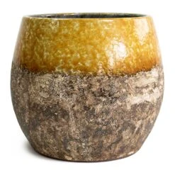 Lindy Plant Pot - Ochre -Indoor Plants Store Lindy Plant Pot Ochre 30cm