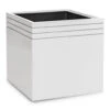 Line-Up Cube Planter - Matt White -Indoor Plants Store Line Up Cube Planter Matt White 48x48x48cm