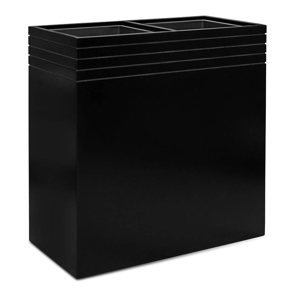 Line-Up Rectangle Planter - Matt Black 5 Line-Up Rectangle Planter - Matt Black - Image 3