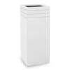 Line-Up Tall Square Planter - Matt White -Indoor Plants Store Line Up Tall Square Planter Matt White 30x30x75cm
