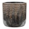 Luxe Lite Comet Cylinder Planter - Bronze 1 Luxe Lite Comet Cylinder Planter - Bronze -Indoor Plants Store Luxe Lite Comet Cylinder Planter Bronze Large