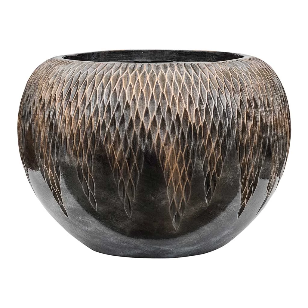 Luxe Lite Comet Globe Planter - Bronze 3 Luxe Lite Comet Globe Planter - Bronze