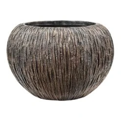 Luxe Lite Waterfall Globe Planter - Bronze -Indoor Plants Store Luxe Lite Waterfall Globe Planter Bronze Large