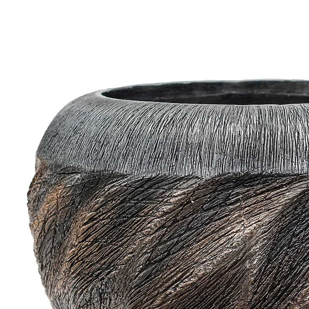 Luxe Lite Wave Globe Planter - Bronze 5 Luxe Lite Wave Globe Planter - Bronze - Image 3