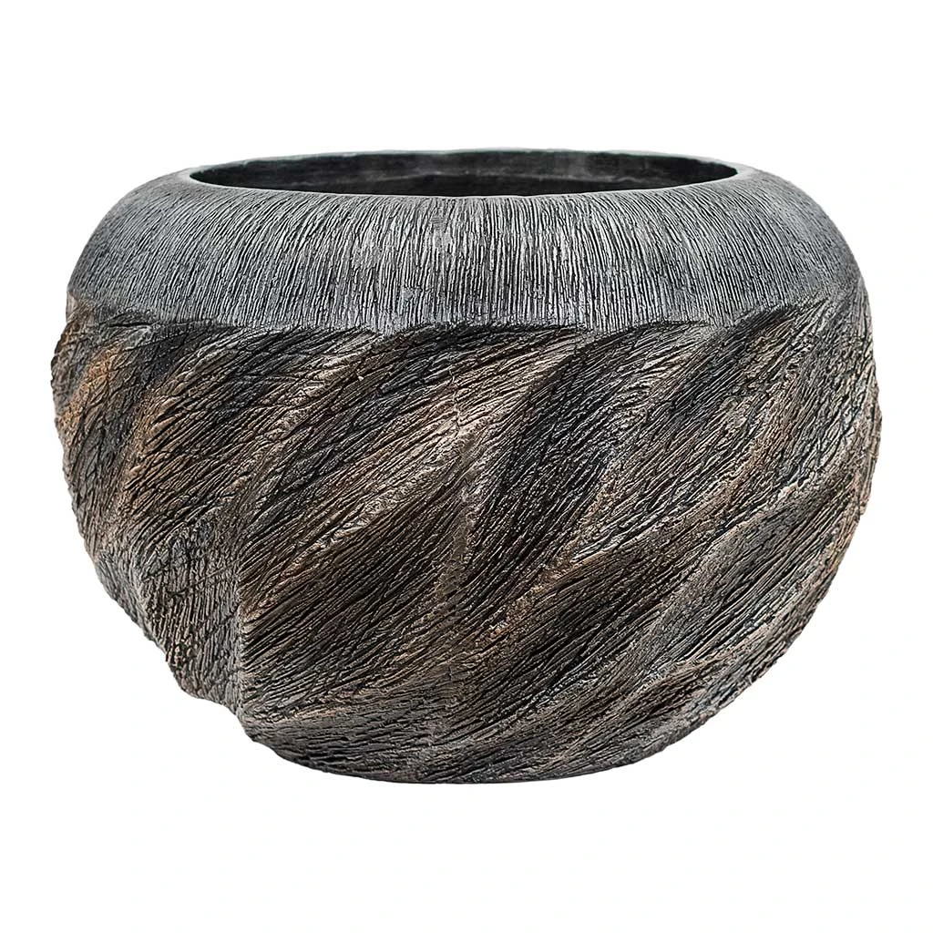 Luxe Lite Wave Globe Planter - Bronze 6 Luxe Lite Wave Globe Planter - Bronze - Image 4