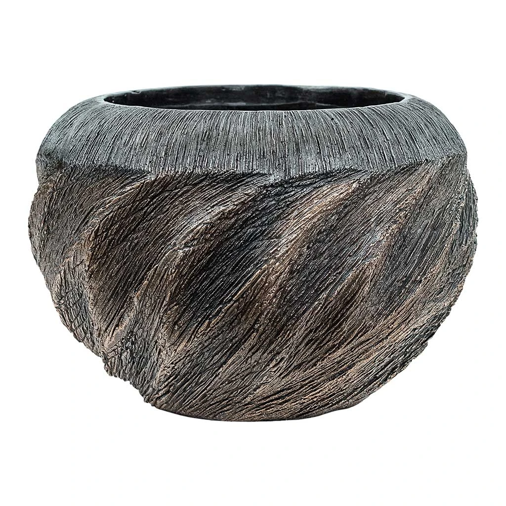 Luxe Lite Wave Globe Planter - Bronze 3 Luxe Lite Wave Globe Planter - Bronze