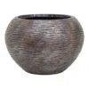 Luxe Lite Wrinkle Globe Planter - Bronze -Indoor Plants Store Luxe Lite Wrinkle Globe Planter Bronze