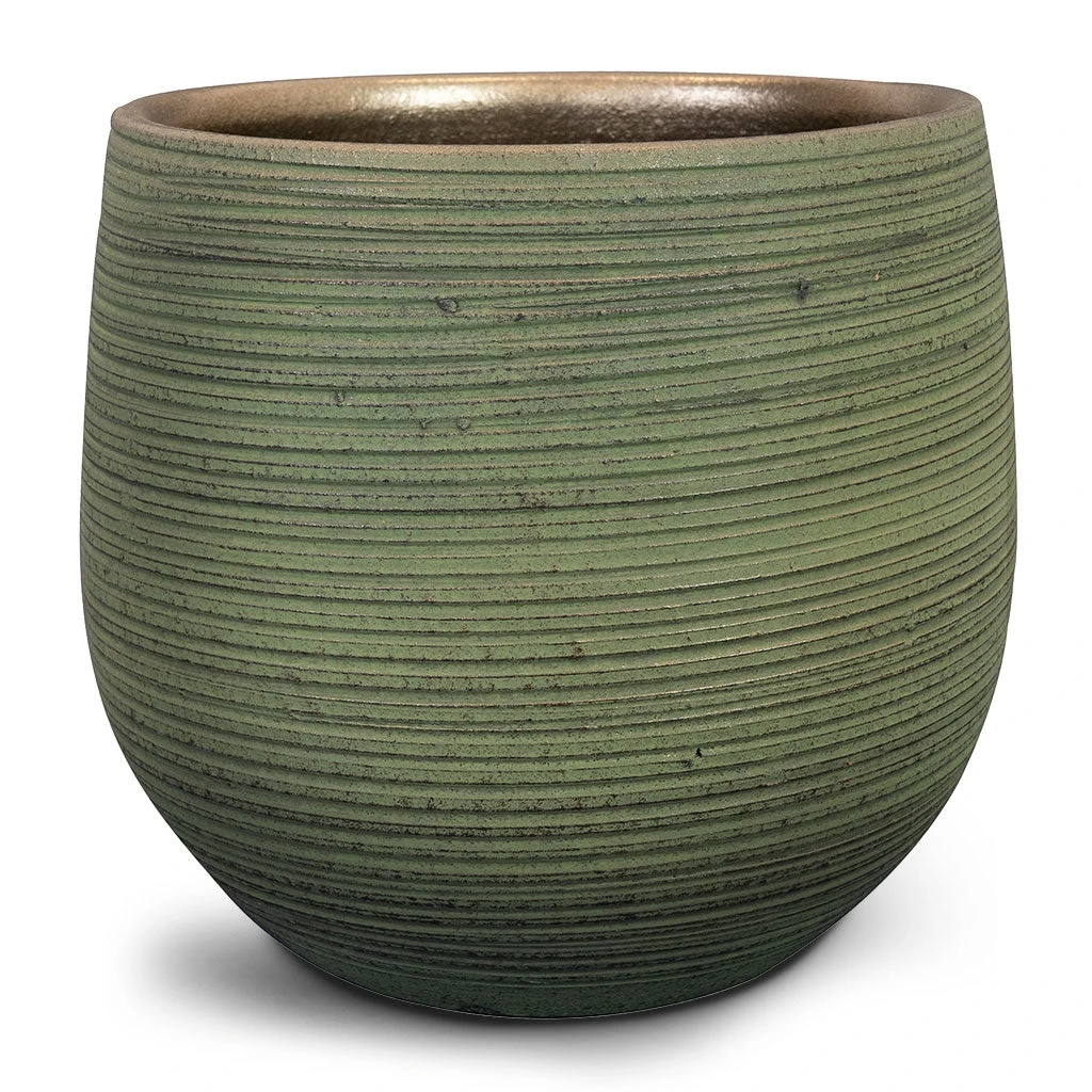 Lydia Plant Pot - Shiny Green 12 Lydia Plant Pot - Shiny Green - Image 10
