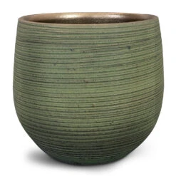 Lydia Plant Pot - Shiny Green 28 Lydia Plant Pot - Shiny Green -Indoor Plants Store Lydia Plant Pot Shiny Green 26x26cm