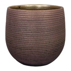 Lydia Plant Pot - Shiny Purple -Indoor Plants Store Lydia Plant Pot Shiny Purple 26x26cm