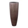 Metallic Partner Planter - Matt Coffee -Indoor Plants Store Metallic Partner Planter Matt Coffee 34x90cm