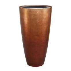 Metallic Partner Planter - Matt Copper -Indoor Plants Store Metallic Partner Planter Matt Copper 40x75cm