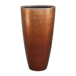 Metallic Partner Planter - Matt Copper -Indoor Plants Store Metallic Partner Planter Matt Copper 49x90cm