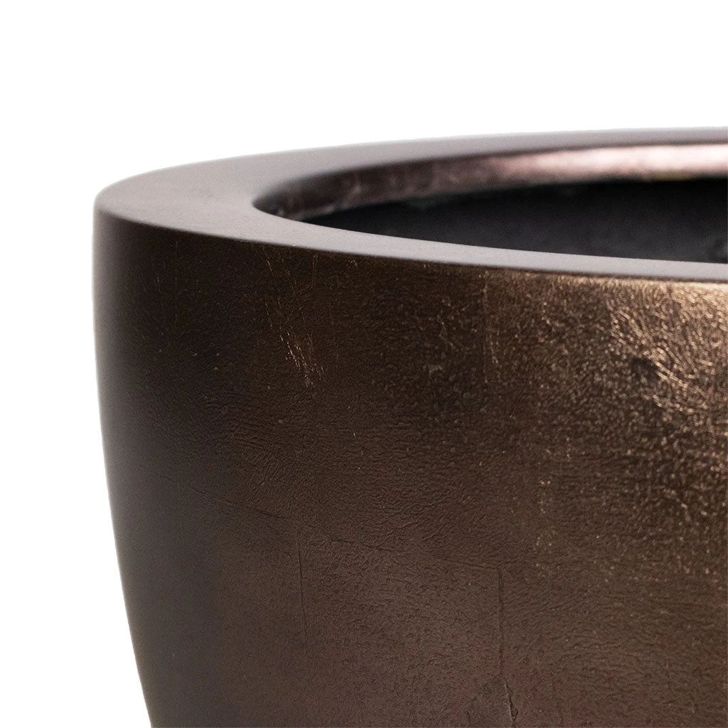 Metallic Plant Bowl - Matt Coffee 9 Metallic Plant Bowl - Matt Coffee - Image 7