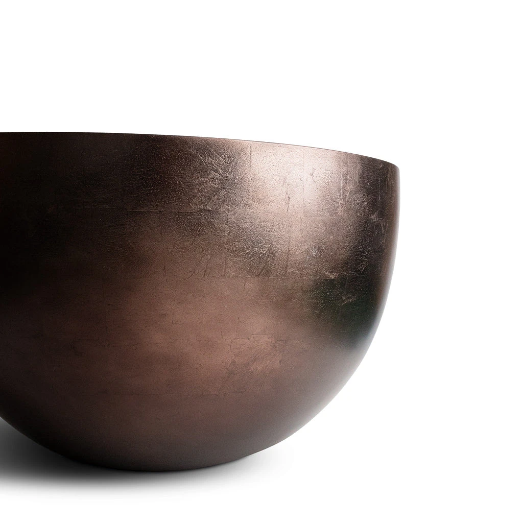 Metallic Plant Bowl - Matt Coffee 5 Metallic Plant Bowl - Matt Coffee - Image 3