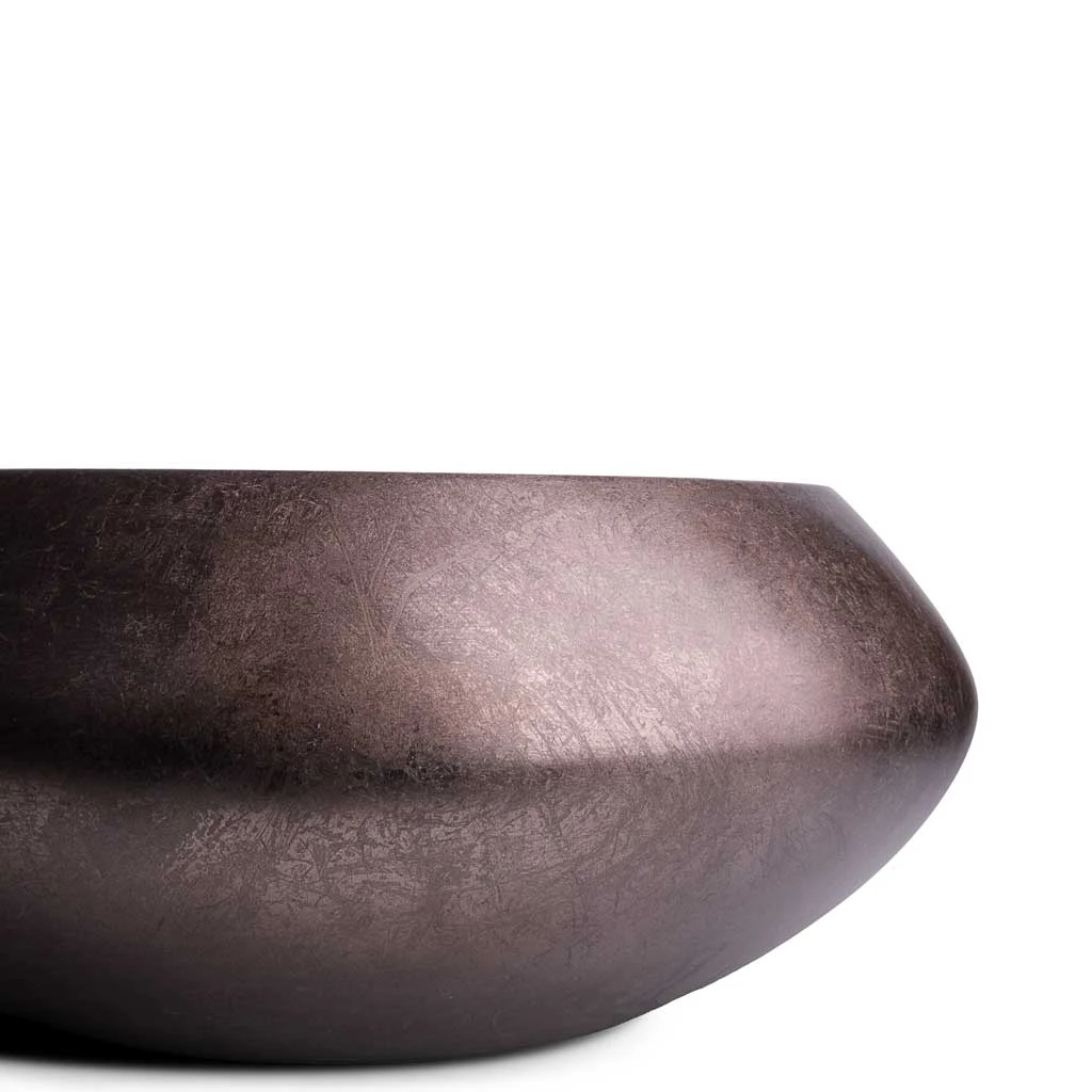 Metallic UFO Plant Bowl - Matt Coffee 5 Metallic UFO Plant Bowl - Matt Coffee - Image 3