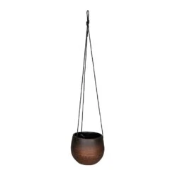 Mya Hanging Planter - Shiny Mocha 16 Mya Hanging Planter - Shiny Mocha -Indoor Plants Store Mya Hanging Planter Shiny Mocha