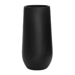 Nax Natural Tall Planter - Black -Indoor Plants Store Nax Natural Planter Black 33.5x70cm