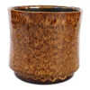 Nolan Plant Pot - Caramel 2 Nolan Plant Pot - Caramel -Indoor Plants Store Nolan Plant Pot Caramel 19x17cm