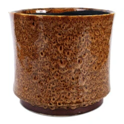 Nolan Plant Pot - Caramel -Indoor Plants Store Nolan Plant Pot Caramel 23x21cm