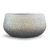 Noor Plant Bowl - Metallic Grey 1 Noor Plant Bowl - Metallic Grey -Indoor Plants Store Noor Plant Bowl Metallic Grey 28x13cm