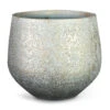 Noor Plant Pot - Metallic Grey 1 Noor Plant Pot - Metallic Grey -Indoor Plants Store Noor Plant Pot Metallic Grey 23x20cm