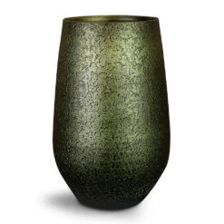 Noor Plant Vase - Velvet Green