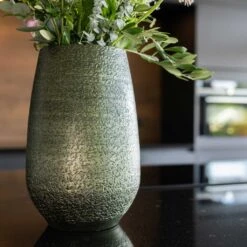 Noor Plant Vase - Velvet Green 15 Noor Plant Vase - Velvet Green -Indoor Plants Store Noor Plant Vase Velvet Green 2