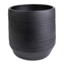Norell Plant Pot - Black 23 Norell Plant Pot - Black -Indoor Plants Store Norell Plant Pot Black 21x20cm