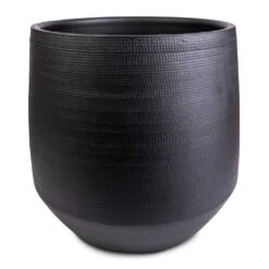 Norell Plant Pot - Black 30 Norell Plant Pot - Black -Indoor Plants Store Norell Plant Pot Black 29x28cm