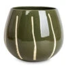 Nova Plant Pot - Green -Indoor Plants Store Nova Plant Pot Green 23x18cm