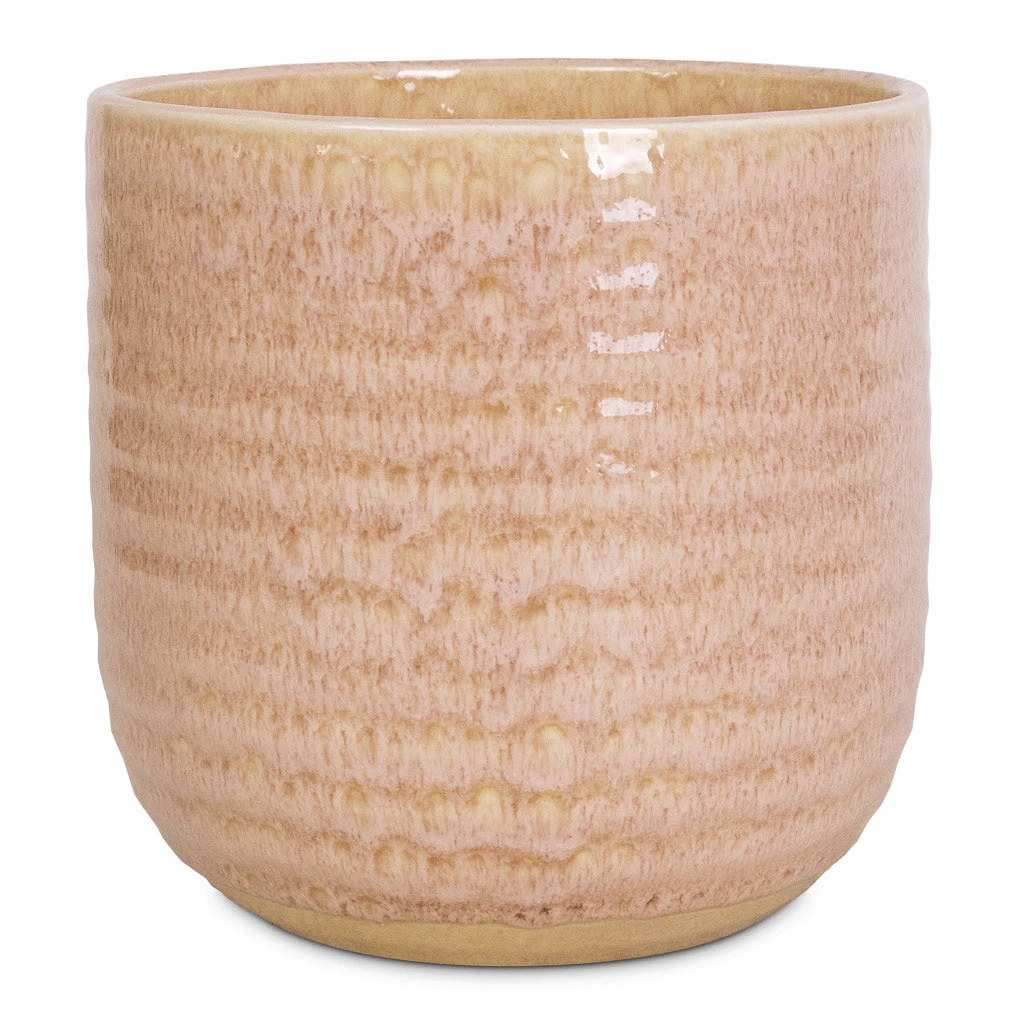 Ocean Glaze Plant Pot - Morganite 5 Ocean Glaze Plant Pot - Morganite - Image 3