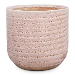 Ocean Glaze Plant Pot - Morganite 16 Ocean Glaze Plant Pot - Morganite -Indoor Plants Store Ocean Glaze Plant Pot Morganite 18 x 18cm