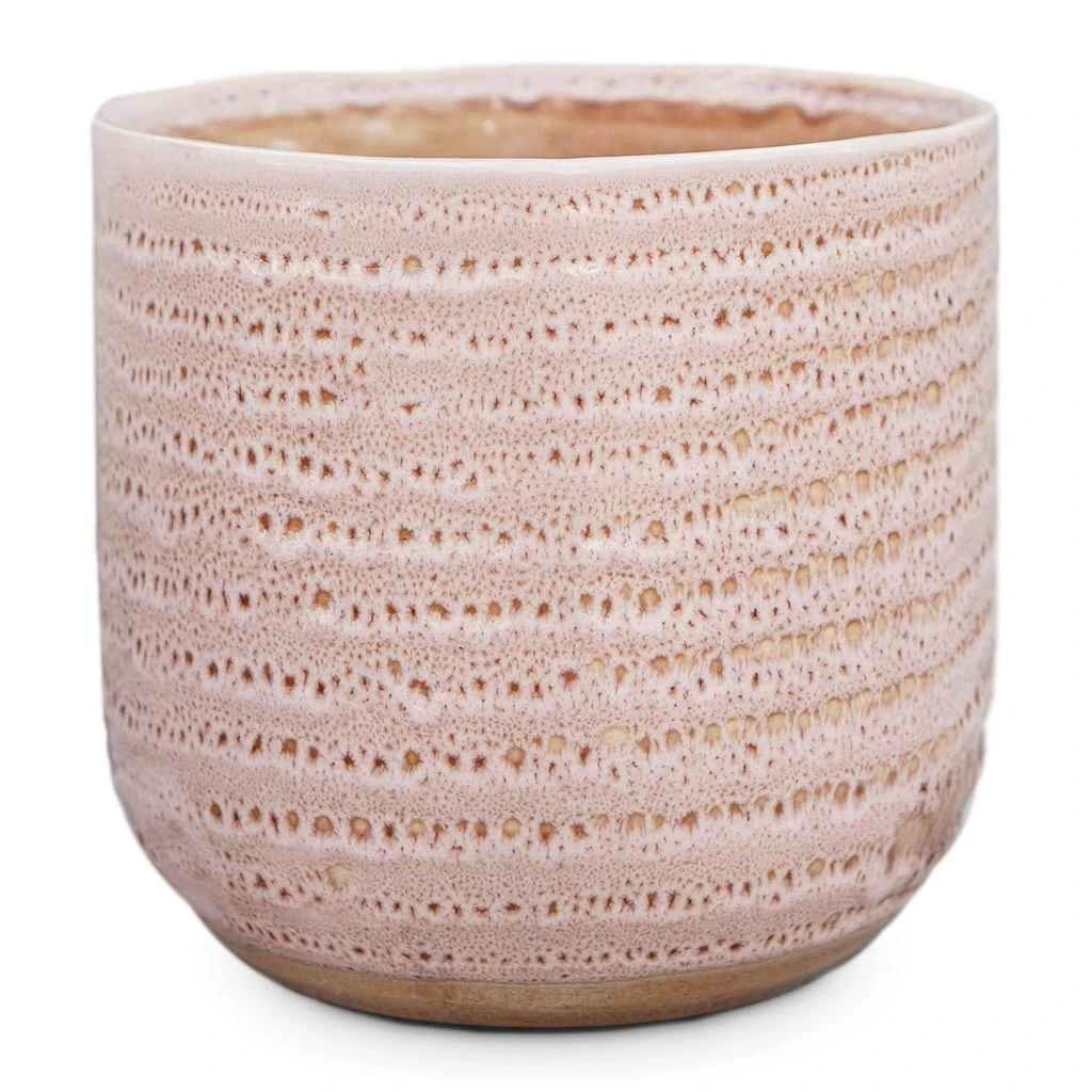 Ocean Glaze Plant Pot - Morganite 7 Ocean Glaze Plant Pot - Morganite - Image 5