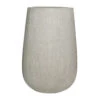 Patt High Plant Vase - Ridged Cement 2 Patt High Plant Vase - Ridged Cement -Indoor Plants Store Patt High Plant Vase Ridged Cement 44x66cm