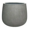 Pax Planter - Ridged Dark Grey -Indoor Plants Store Pax Planter Ridged Dark Grey 55x48.5cm