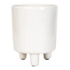 Pisa Plant Pot - White -Indoor Plants Store Pisa Plant Pot White 16x19cm