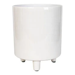 Pisa Plant Pot - White 14 Pisa Plant Pot - White -Indoor Plants Store Pisa Plant Pot White 20x24cm